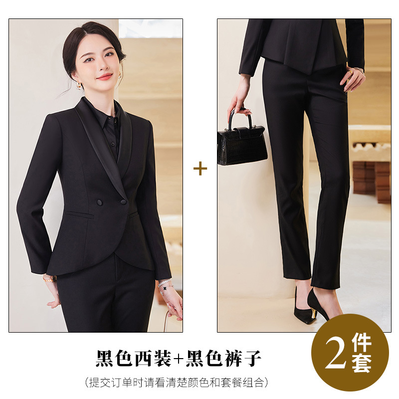Picture of Temperament Suit Women's Long-sleeved Professional Suit Manager Dress Jewelry Store Work Clothes Teacher Interview Suit Two-piece Suit