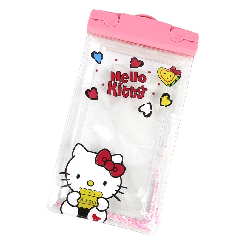 New air bag quicksand waterproof mobile phone bag cartoon cute mobile phone waterproof bag diving sealed touch screen mobile phone case
