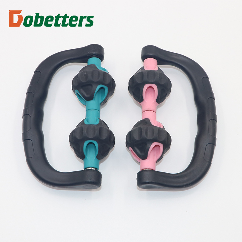 Hand-held Massager Fitness Ball Roller Stick Hand-held Roller Muscle Massager Stick Relaxation Fascia Stick Massager