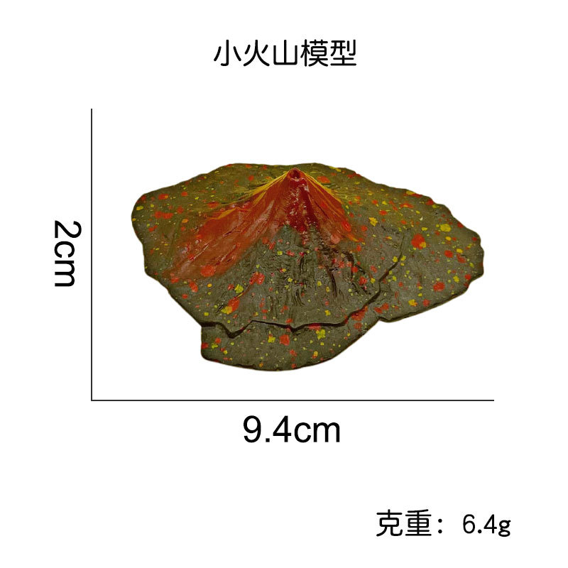 Picture of Dinosaur Animal Scene Ornaments Simulation Plant Tree Wood Volcano Stone Fence Dinosaur Egg Sand Plate Model Accessories