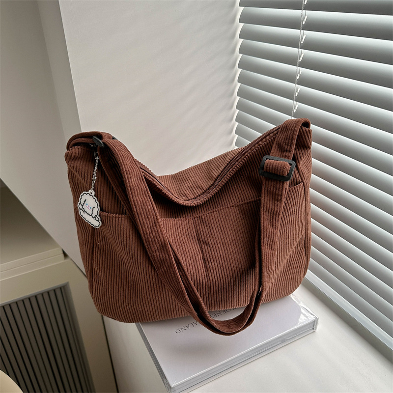 Retro Large Capacity Korean Style Shoulder Bag Women's 2024 New Arrival Beautiful commuter Bag Crossbody Bag Fashionable Tote Bag for Women