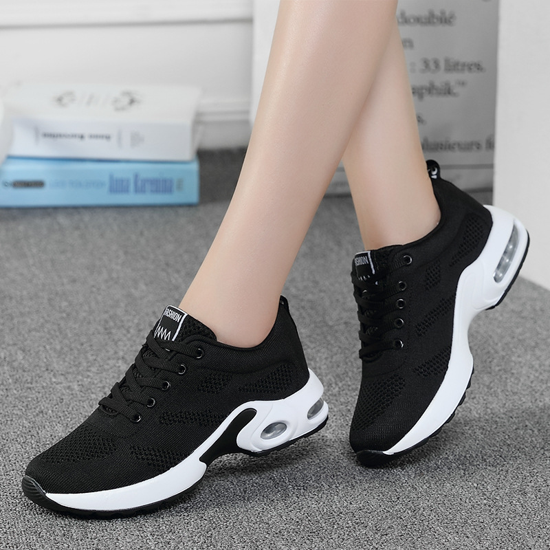 Picture of Cross-border Hot Sale Spring New Misty Netfly Weaving Women's Shoes Korean-style All-match Comfortable Casual Shoes Women's plus size sneaker