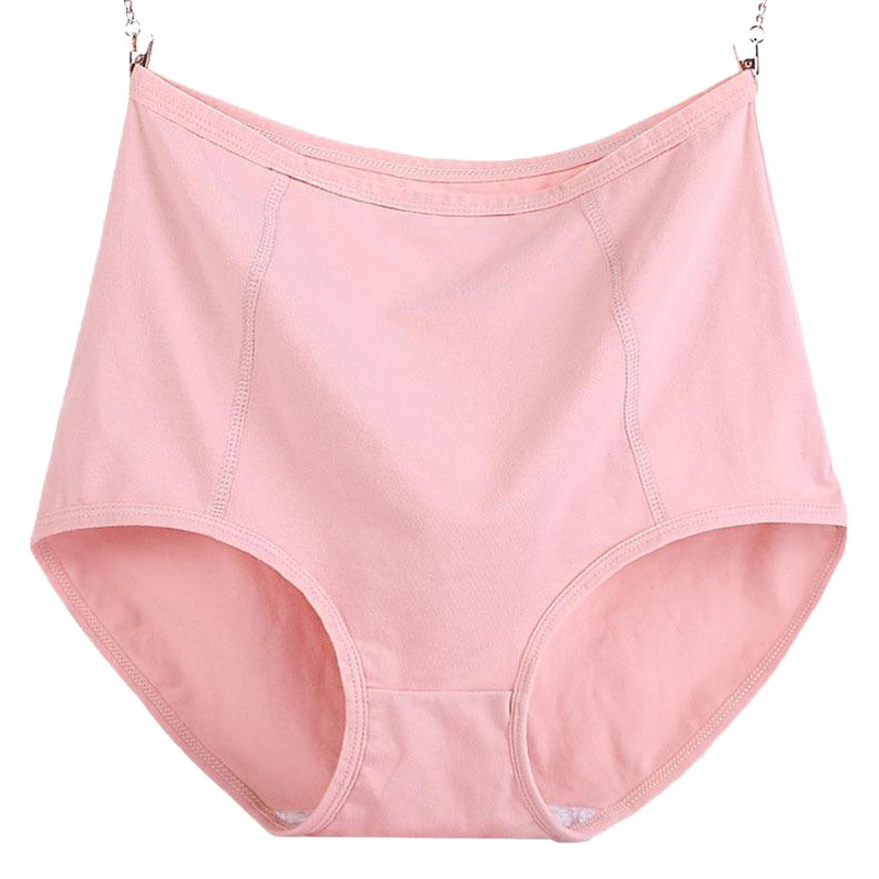 Extra large size underwear female fat mm plus fat increase mother underwear a generation of high waist size pure cotton underwear