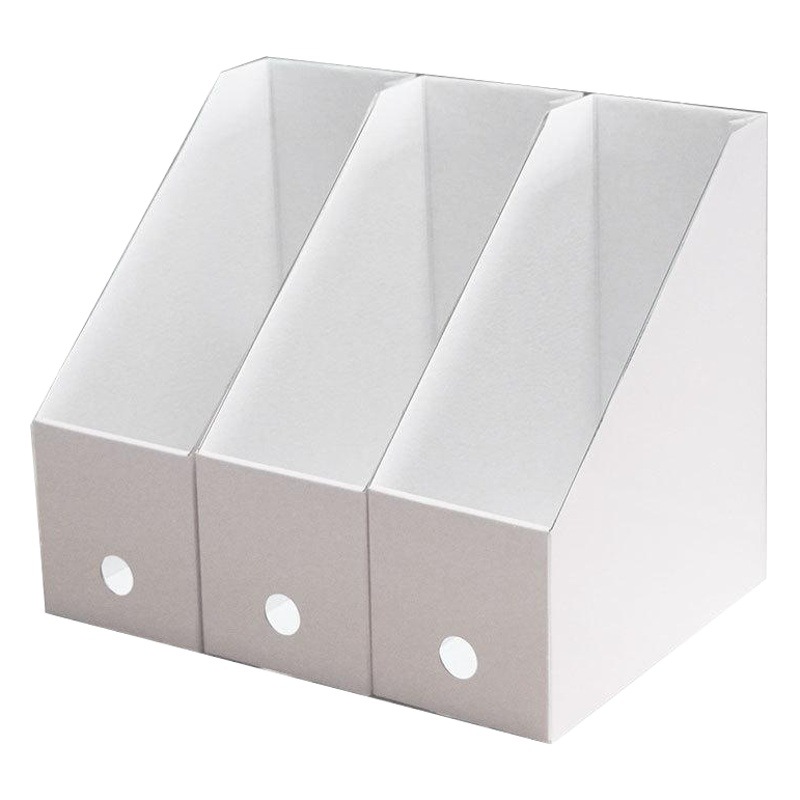 Office supplies file box storage file rack folder box corrugated paper desktop storage box file bar wholesale