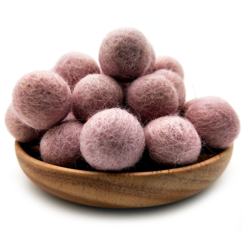 Picture of Cross-border in stock 2CM wool ball Christmas jewelry accessories Christmas diy colorful wool ball small wool ball pokes