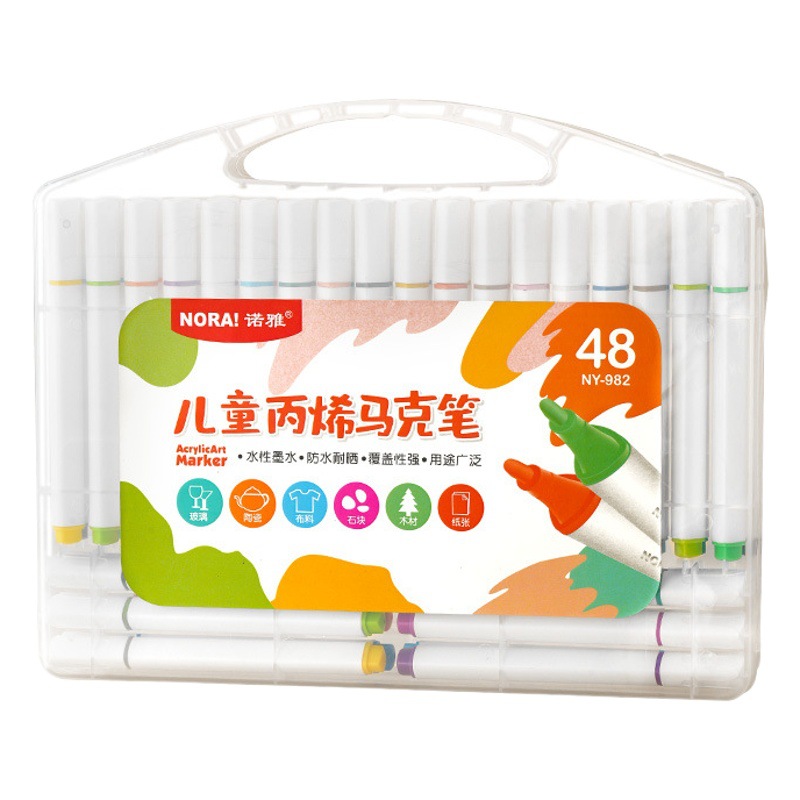 Noah Kidsren's Acrylic Marker Pen Student Art Special Opaque Kidsren's Handmade DIY Graffiti Pen Watercolor Pen