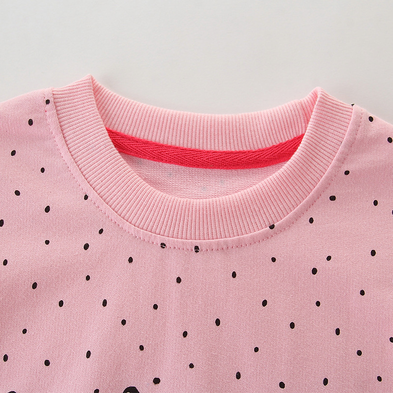 Picture of Cross-Border Supply of New Autumn Children's Sweatshirts, European and American Style Girls' Long-Sleeved Printed Round Neck Tops, New Autumn Models