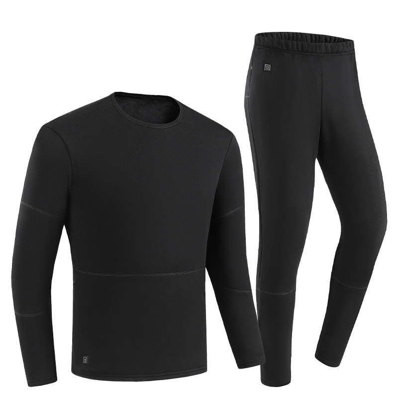 Picture of Winter heating suit men and women wearable smart heating underwear warm cold-proof constant temperature cross-border electric heating fleece-lined underwear