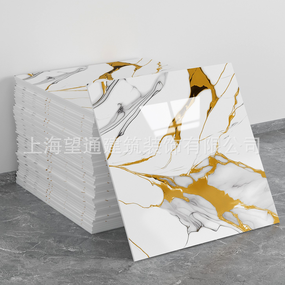 Picture of Cross-border factory 30X30cm for imitation tile stickers wall stickers self-adhesive wall decoration kitchen waterproof wallpaper