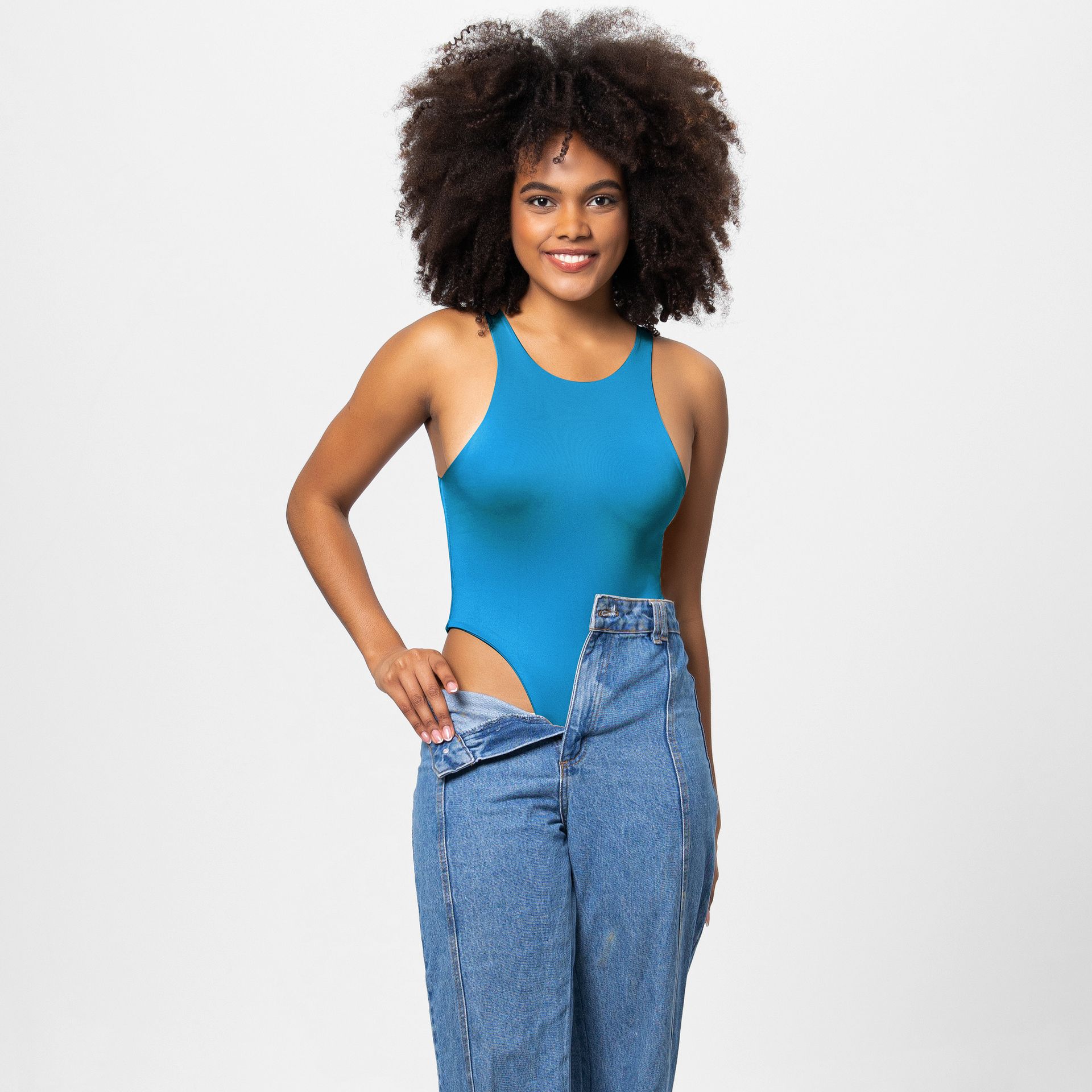 Picture of European and American Women's Sexy jumpsuit Slim-fit Spice Girl jumpsuit Women's outerwear solid color tights jumpsuit