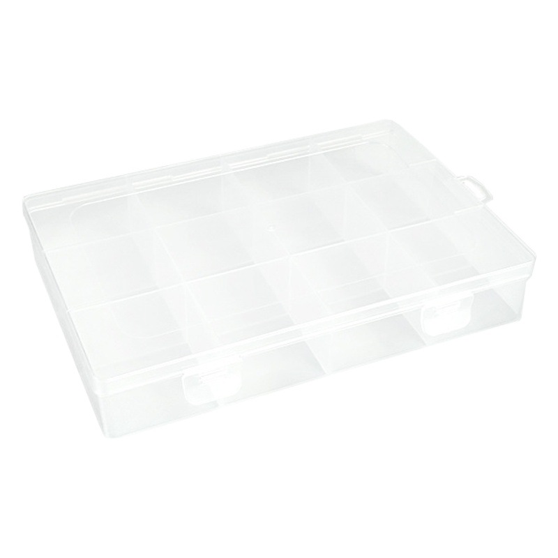 New fixed combination transparent plastic box beaded fishhook screw desktop storage box soap slice wax grain storage box