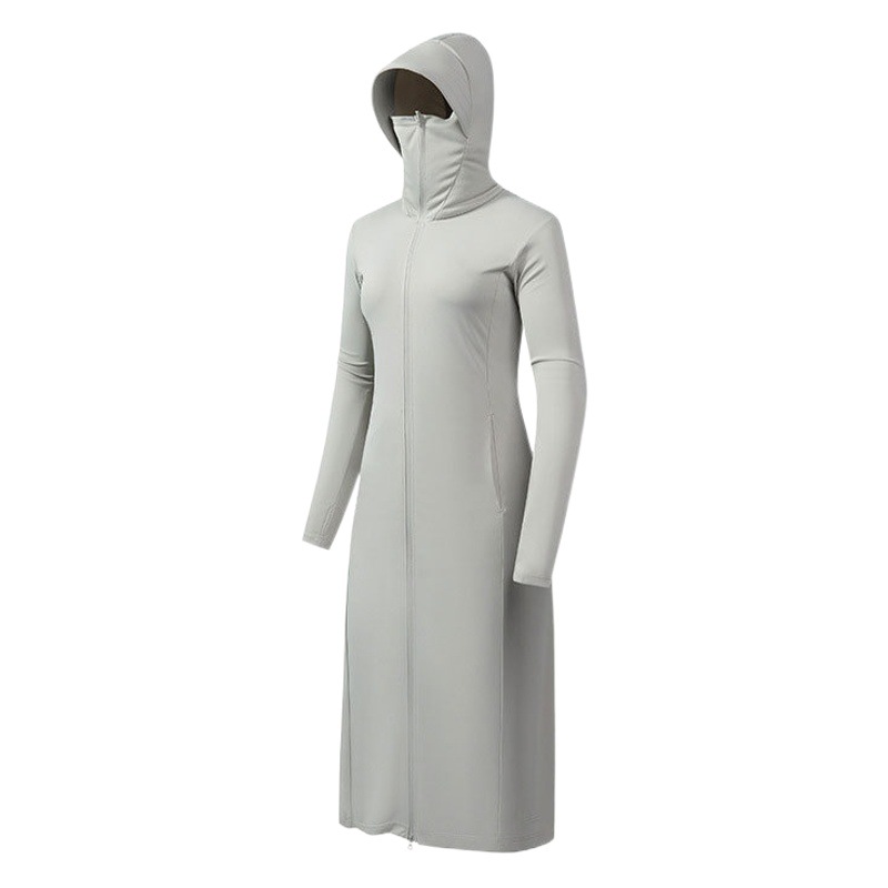 Sunscreen Clothing Women's Summer 2024 New Long Full-body Anti-ultraviolet Slim-fit Ice Silk Sunscreen Clothing for Seaside Thin