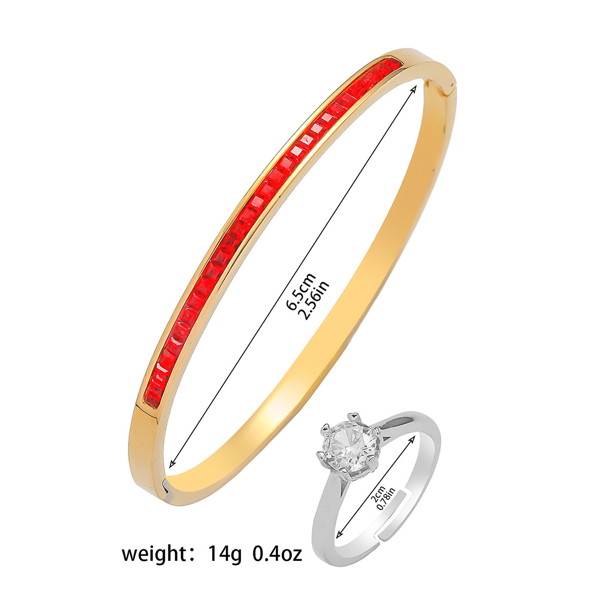 Picture of Titanium steel bracelet female cross-border wind star stainless steel bracelet female niche design row drill temperament fresh bracelet