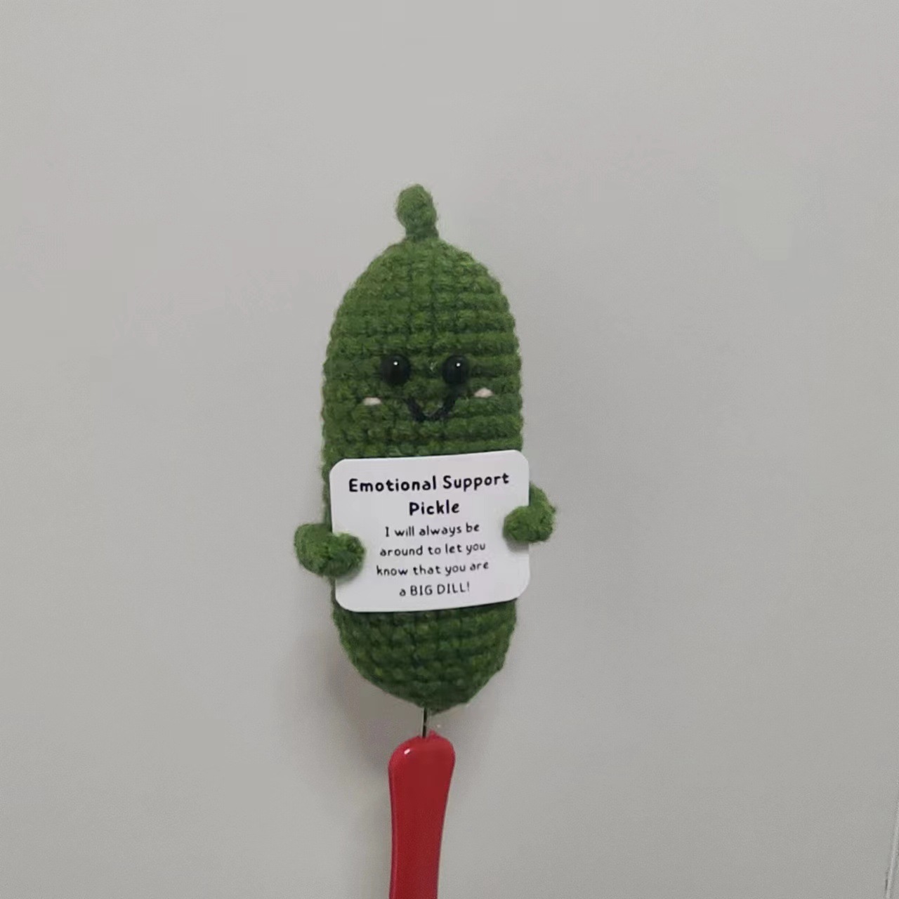 Picture of A Handmade Wool Woven Pendant Internet Celebrity Funny Positive Energy Vegetable Finished Fruit Doll Ornaments Pendant