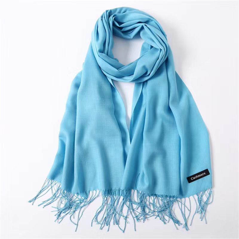 Picture of Imitation Cashmere Scarf for Women in Autumn and Winter, Warm Outer Wear, Japanese and Korean Sweet Gift, Fashionable Shawl, Factory Direct Sales, Cashmere Texture
