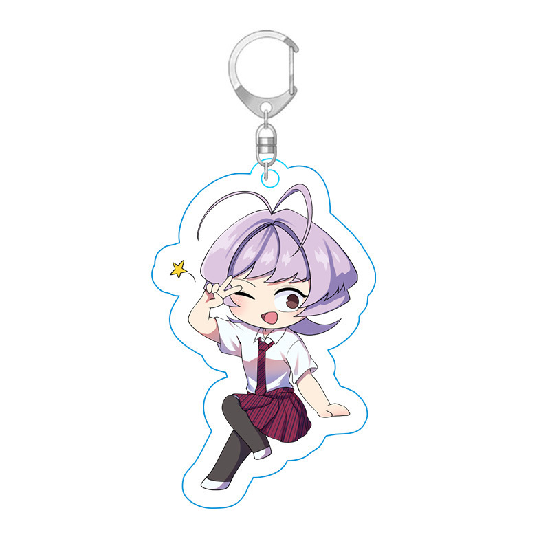 Picture of Ancient students have communication disorders animation surrounding only wild people key chain acrylic key chain hanging