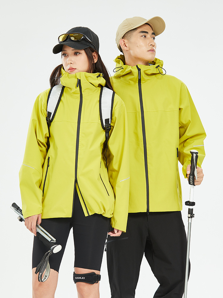 Kele Ten Hard Shell Jacket for Women Gbt32614 Outdoor Rainproof Waterproof Breathable Hiking Jacket for Men