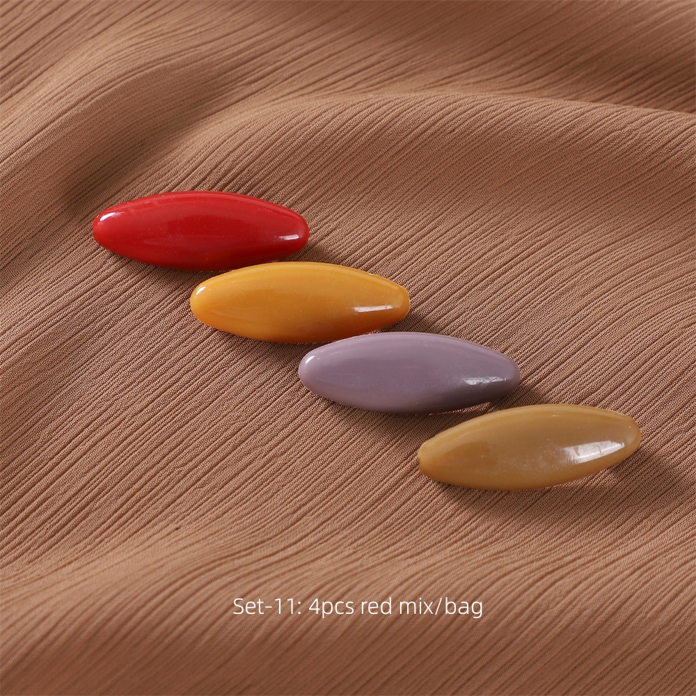 Picture of Cross-Border Plastic Color Safety Pin Hijab Pin Silk Scarf Clip Neck Clip Scarf Buckle Anti-Exposure Pin Drop Shipping