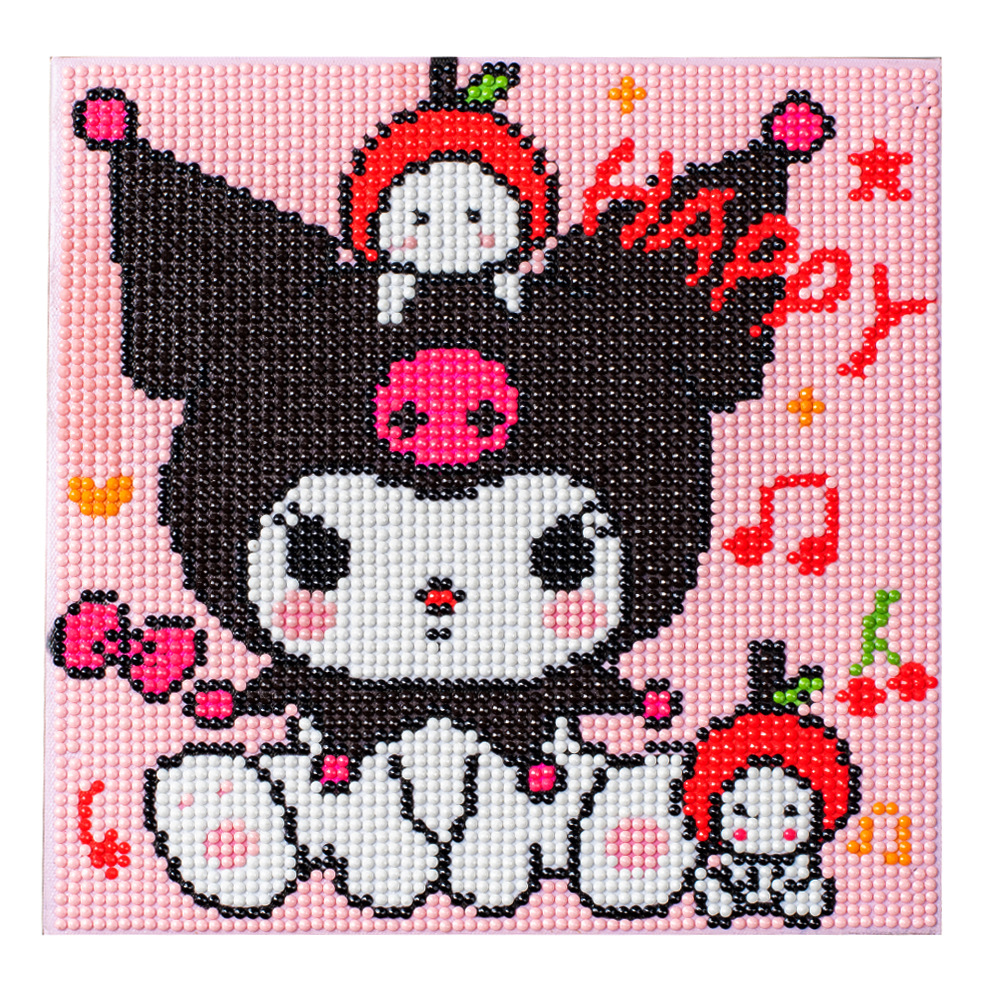Picture of Original God New Diamond painting children student diy handmade diamond material package with frame Cartoon Cartoon educational toys