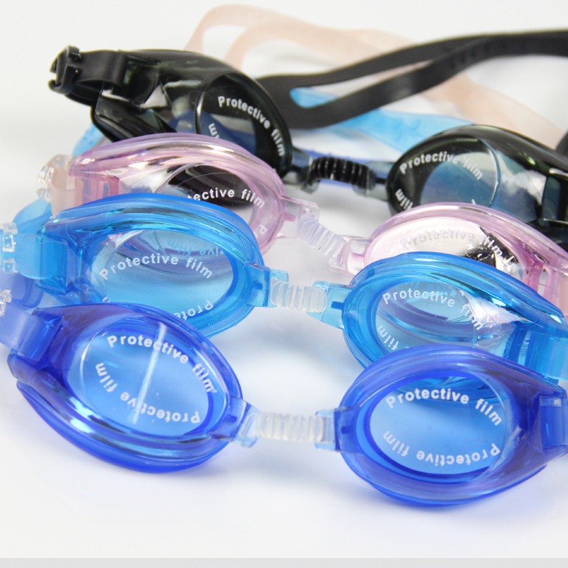 Picture of Cross-border Hot Selling Portable Bag Flat Light Swimming Glasses Adult Universal Waterproof Super Clear Children Swimming Goggles
