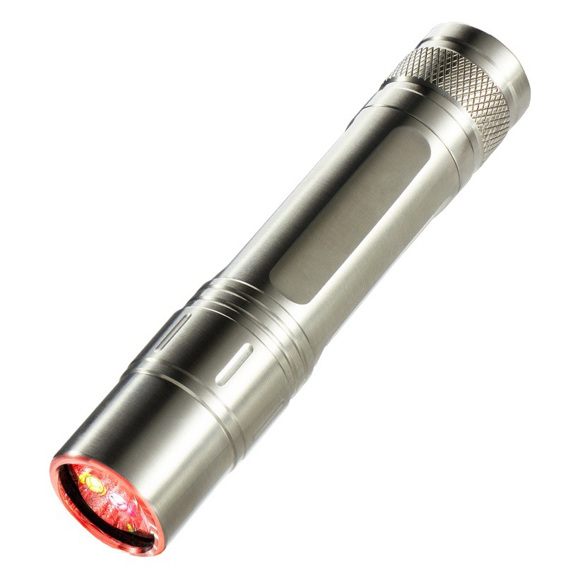 Amazon Red Light Flashlight Multi-Function 3-Core Infrared Detection Light Flashlight Customized Hot-Selling Infrared Detection