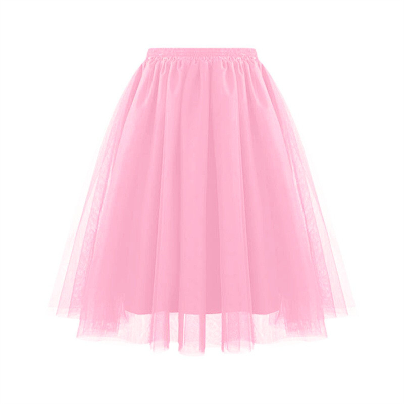 Picture of Amazon's New Skirt Women's Spring and Summer Trendy Fairy Style Large Size Mesh Tutu Skirt Large Size Slimming