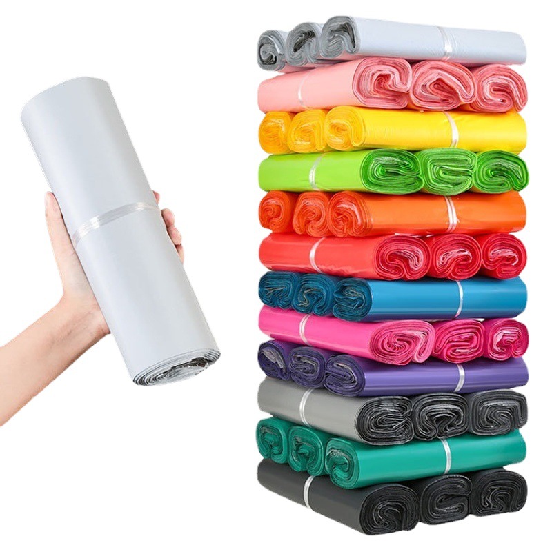 Color express bag production wholesale Shunfeng Express bag new material white waterproof bag Black packing bag