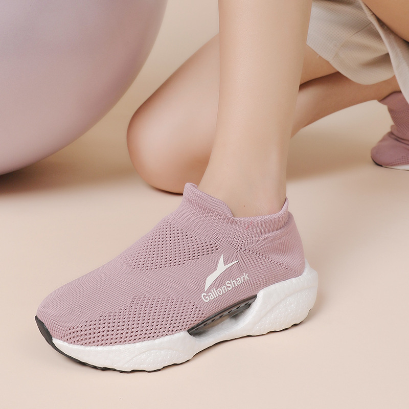 Picture of Goren Shark Light Luxury Skin-Relieved Shoes Indoor Fitness Rope Skipping Skipping Exercise Non-slip Shock Absorption Bottom Treadmill Special Wear-resistant Lightweight