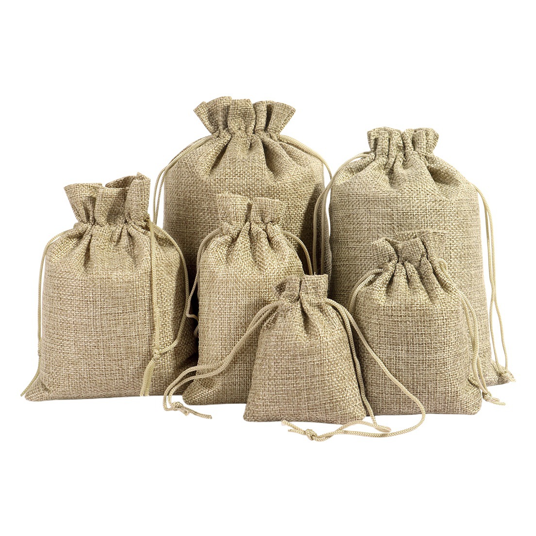 Linen bag wholesale drawstring diy jewelry packaging bag sachet sachet bag bag linen bag bag spot