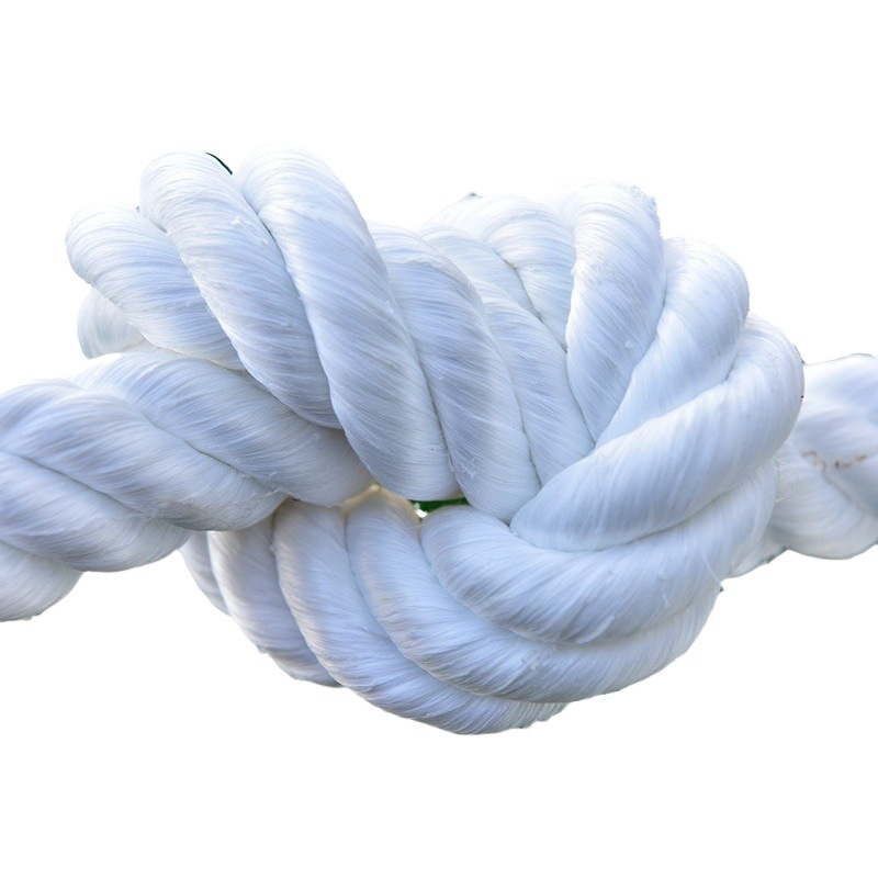 Cable Polypropylene Polyester High Strength Wear-resistant Nylon Rope Three-strand Marine Polyethylene Anchoring Rope Mariculture Rope