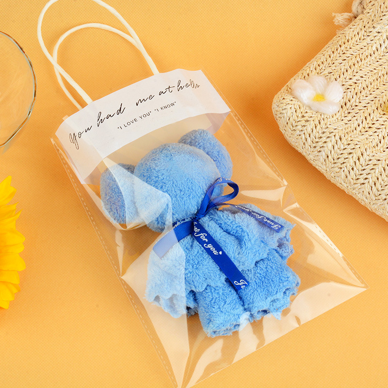 Picture of Coral fleece creative towel bear companion gift wedding birthday holiday business graduation gift wholesale