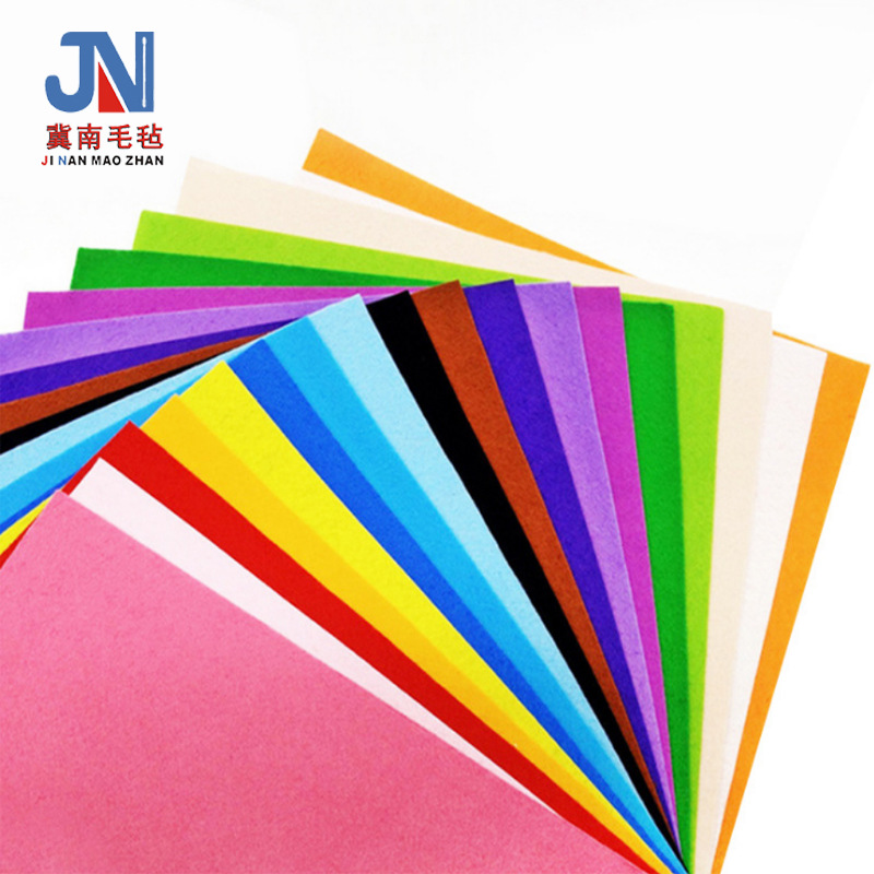 Ready Supply of Colorfulful Polyester Felt Cloth Kindergarten Decorative Felt Cloth Colorful Chemical Fiber Felt