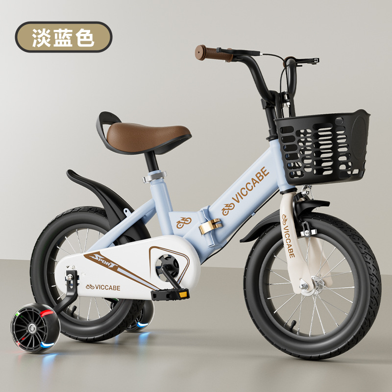 Picture of Children's Bicycles 3-5-7-9 Years Old Boys and Girls Bicycles 4-8 Years Old 16inch Baby Bicycles for Older Kidsren