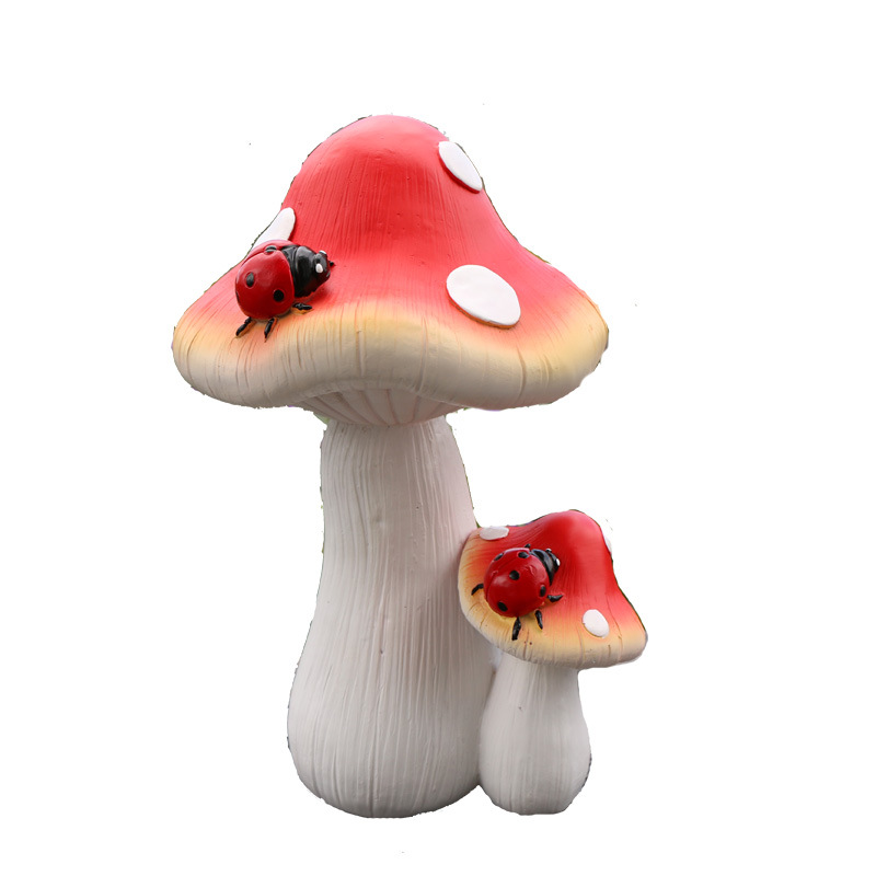 Picture of Cross-Border Outdoor Courtyard Landscape Decorations Garden Potted Bonsai Decoration Simulated Mushroom Micro Landscape Lawn Ornaments