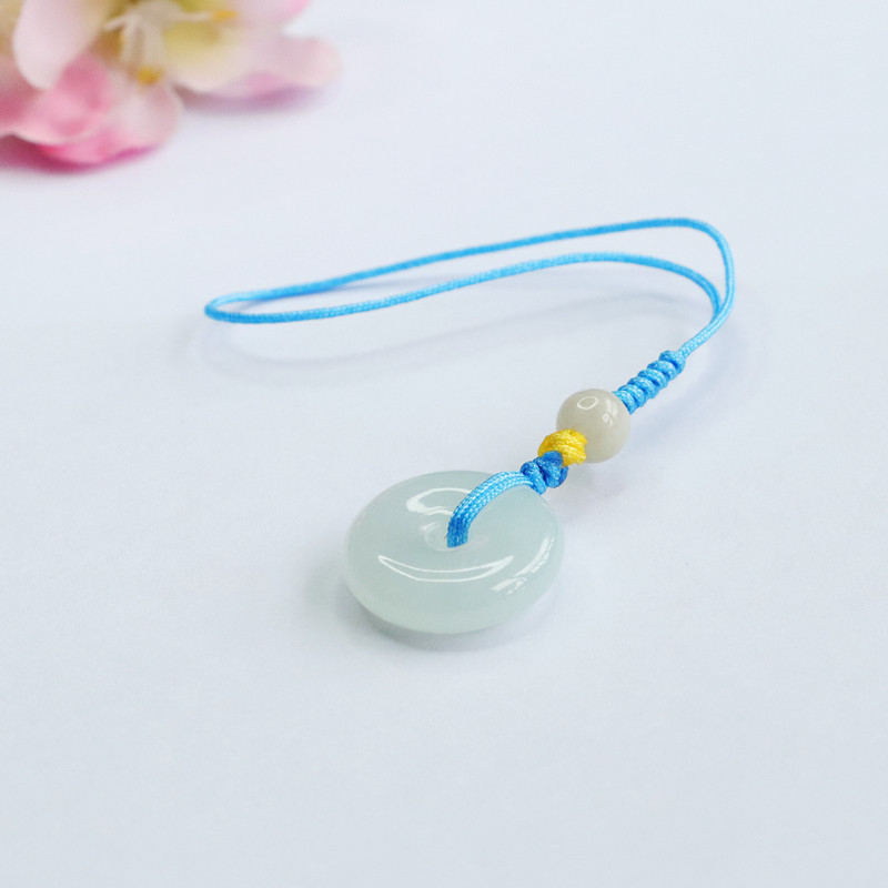 Picture of Xinyu natural jade pendant a goods Jade safe buckle bag key hanging jewelry factory wholesale FC2081110