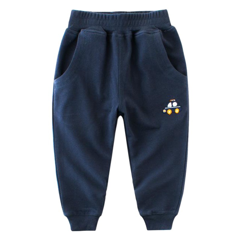 Korean Style Kidsren's Clothing Autum New Products 2024 Kidsren's Pants Baby Pants Boys Sweatpants One Piece Consignment