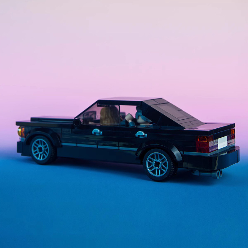 Picture of Compatible with Lego MOC building blocks suit speed Series 8 grid BMW M5 E34 retro sports car men's assembling gift