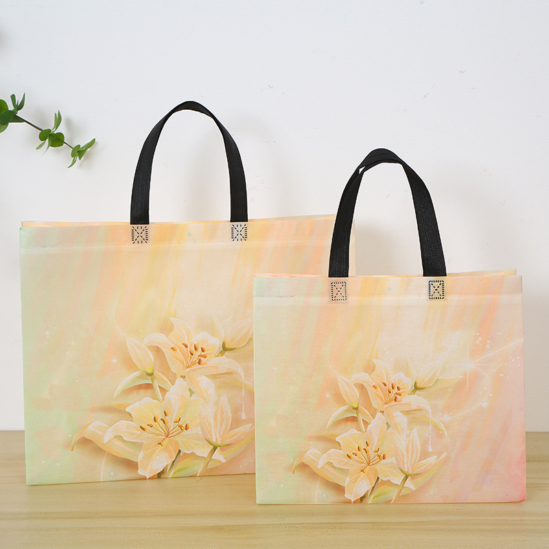 Customized clothing store advertising shopping portable non-woven bag gift packaging clothes packaging bag customization
