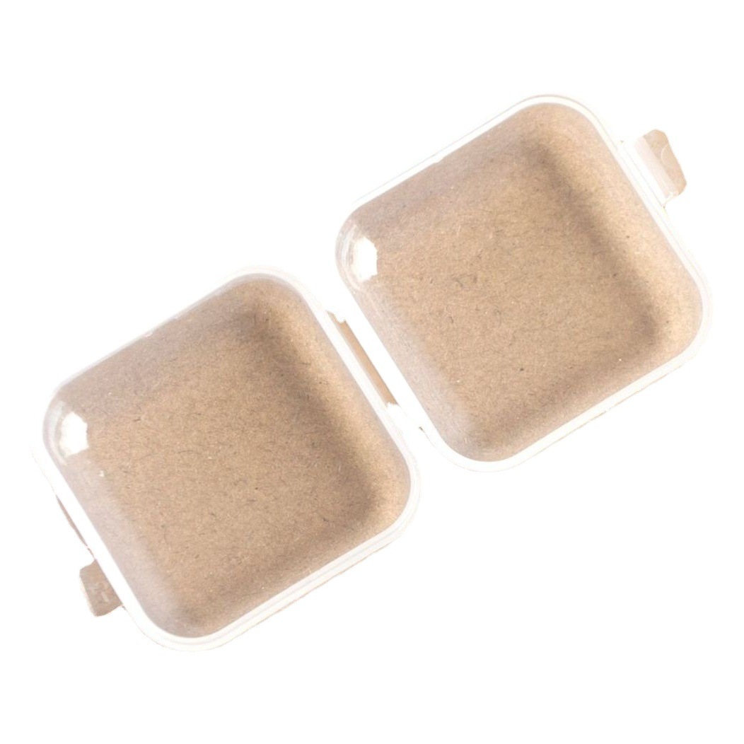 Transparent Pp Earrings Plastic Storage Box Earplug Packaging Box Sponge Pen Tip Accessories Jewelry Yuan Accessories Box