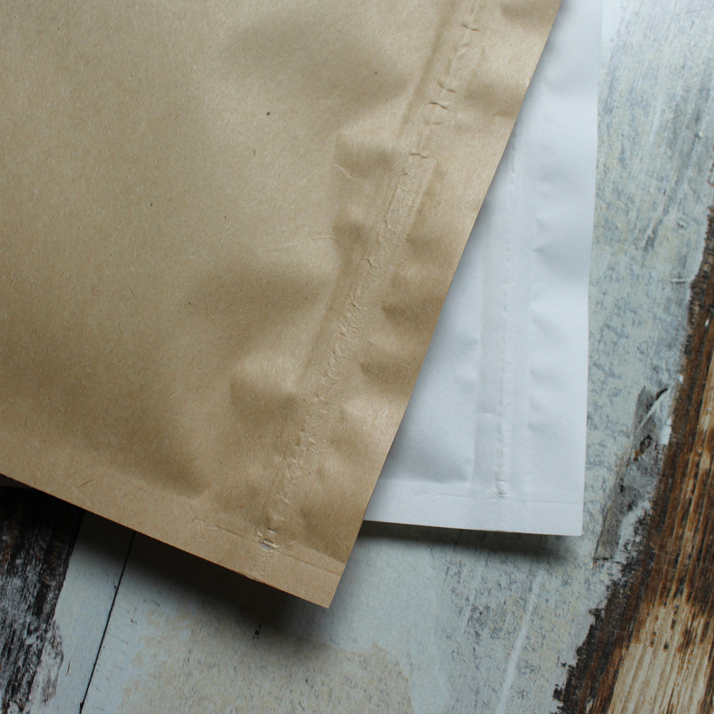 Picture of PLA full biodegradable bag Kraft paper composite jewelry cotton packaging degradation bag biodegradable home compostable