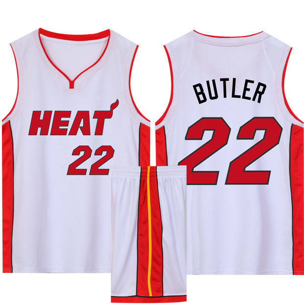 Picture of Heat Wade No.3 Jersey New Season Basketball Uniform Competition Training Team Uniform Set Printing Number