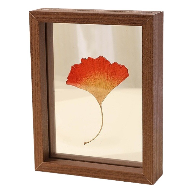 Double-sided transparent glass XI-shaped paper-cut diy photo frame decoration wholesale 678-inch A4 plant specimen frame picture frame