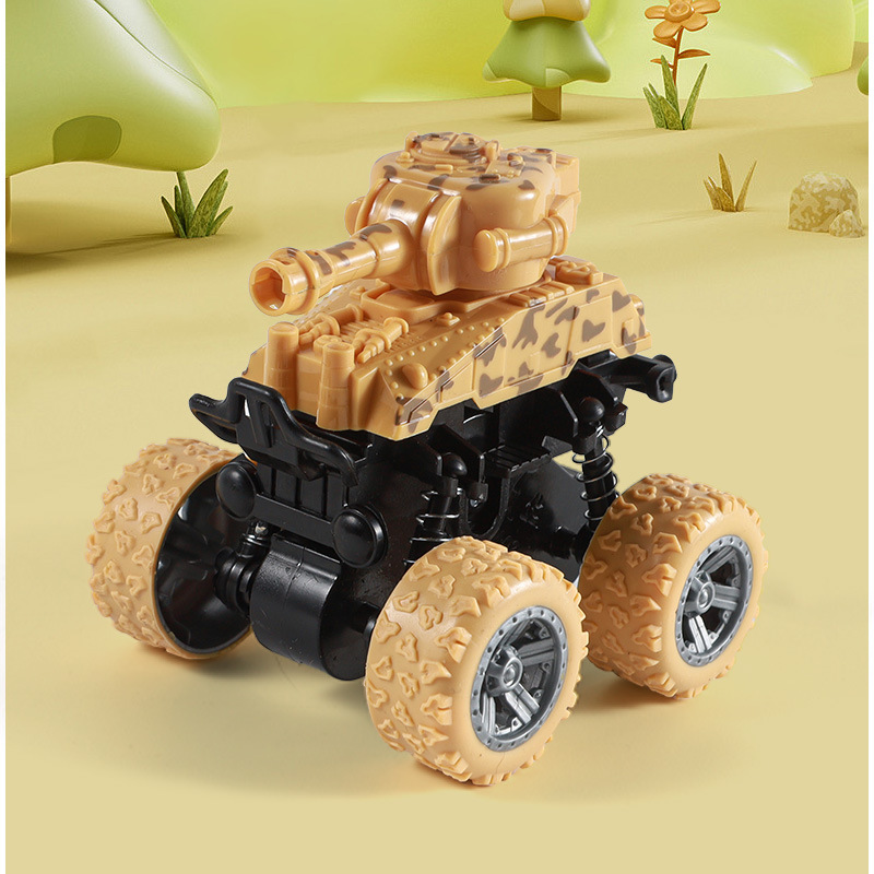 Picture of Off-road inertia pull-back four-wheel drive model boy stunt children's toy car crash car manufacturers wholesale