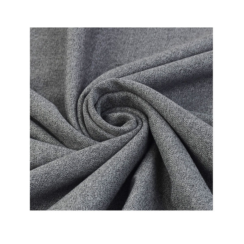 Polyester Viscose Yarn-dyed Fabric Polyester Viscose Blended Yarn-dyed Grey t/R Yarn-dyed Elastic Trousers Yarn-dyed Elastic Fabric