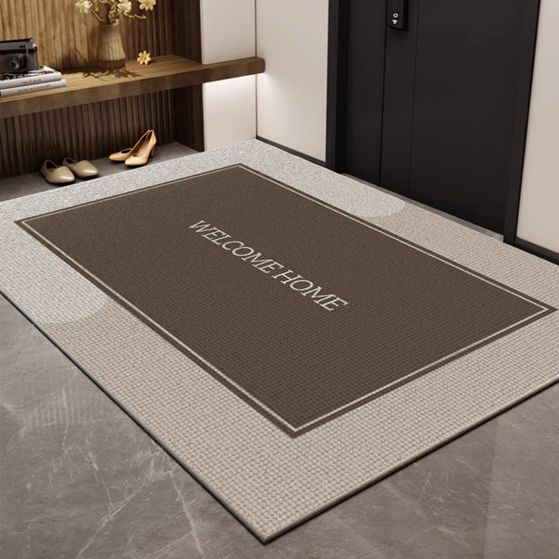 Picture of Entrance Floor Mat Entrance Door Entrance Floor Mat Home Non-Slip Soil Rubbing Carpet Light Luxury High-Level Dirty-Resistant Floor Mat