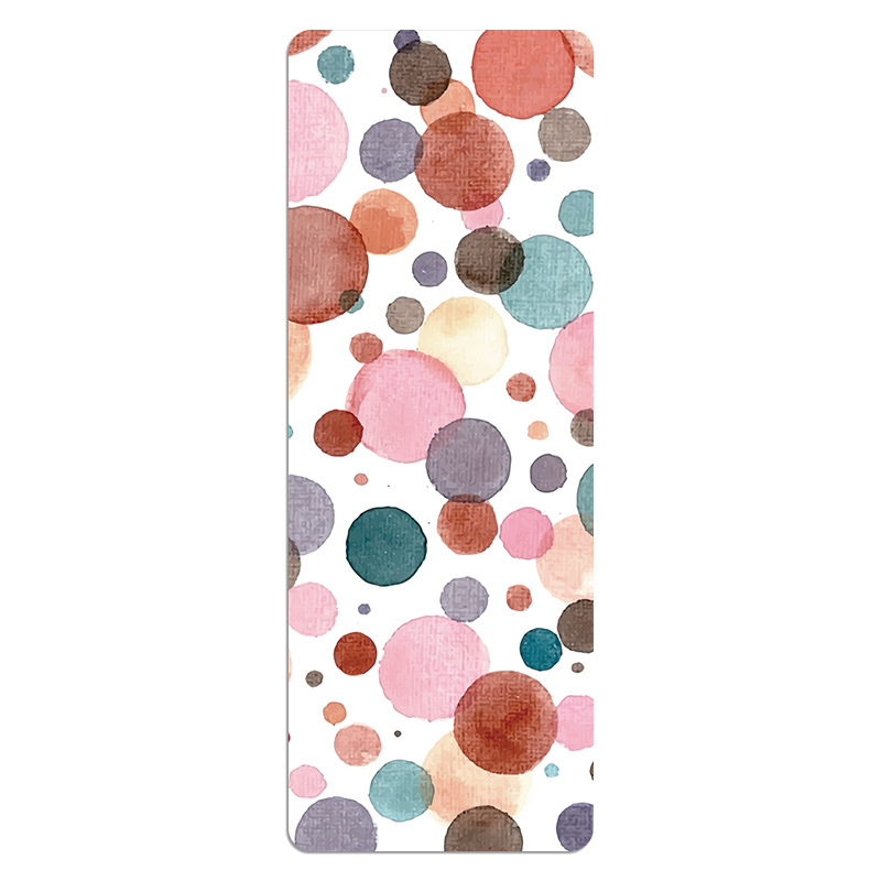 Picture of [Source Factory] Ultra-thin suede printing yoga mat rubber yoga mat foldable 1.5mm thick 5mm