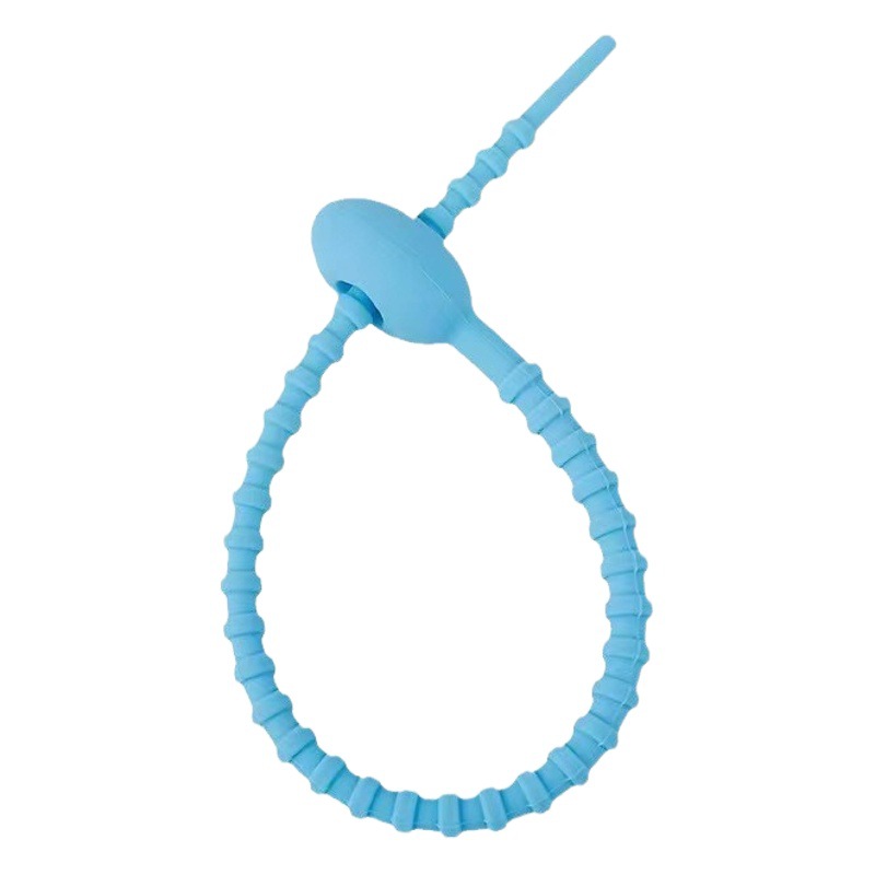 Colorful Silicone Tie, Tadpole Tie, DIY Keychain Jewelry, Bag, Blind Box Pendant, Data Bundle Lanyard