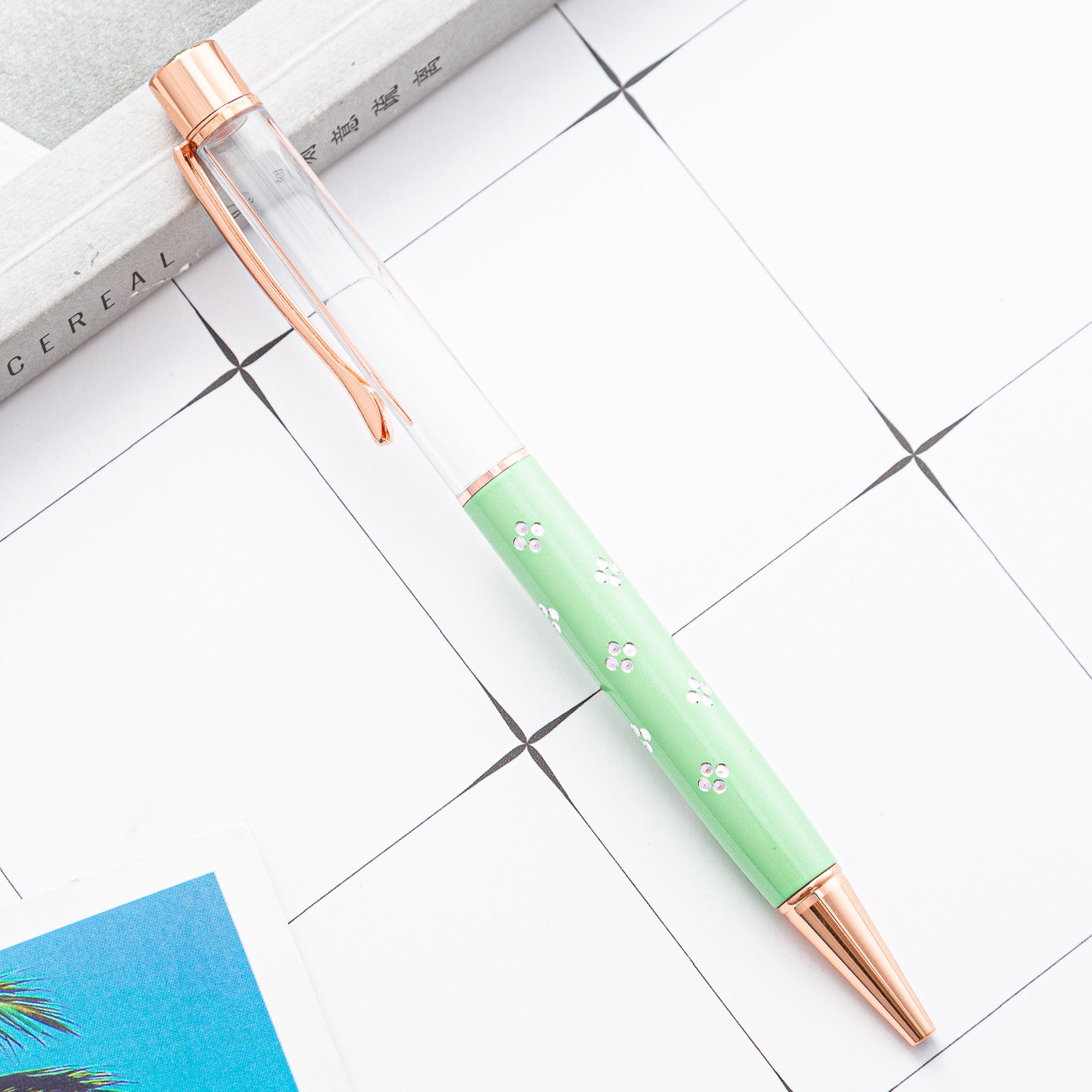 Picture of Empty Rod ballpoint pen spot wholesale gift metal advertising pen diy depiction empty pipe pen advertising pen printing logo