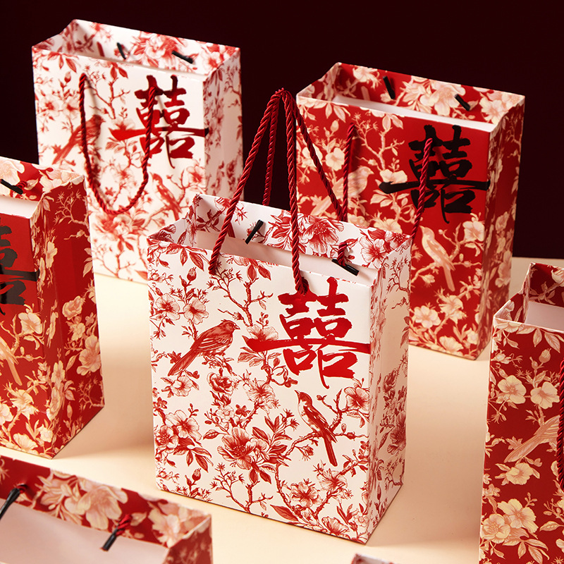 Wedding Candy Tote Bag Engagement Candy Box Gift Bag Candy Box Gift Bag Empty Box Packaging Wedding Gift Box