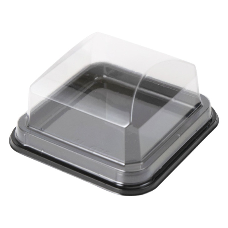 Single Square Banji Cake Box Nuomici Snow Mei Niang Dessert Packaging Box Moon Cake Dafu Disposable Packaging Box